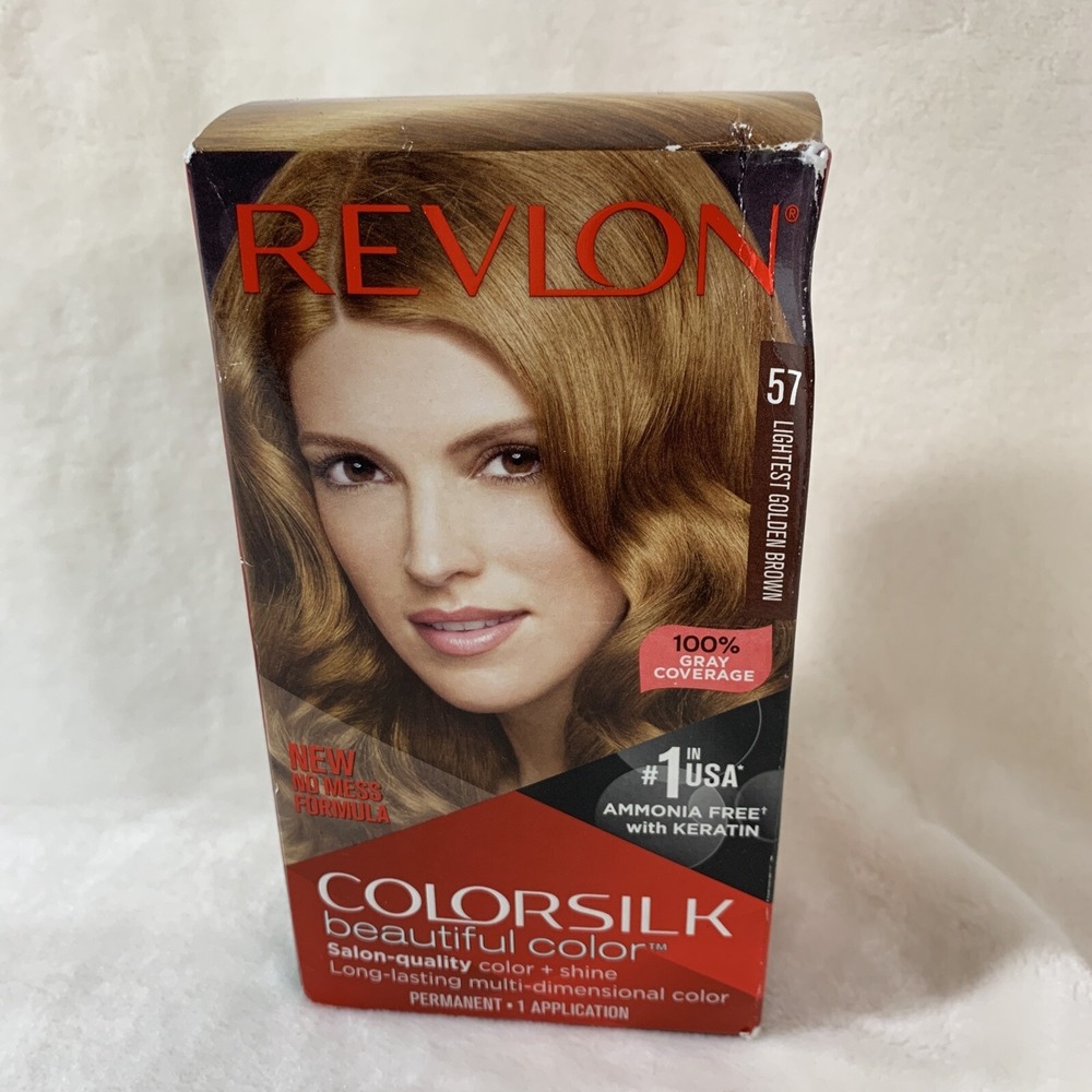 NEW REVLON COLORSILK Permanent Color Gel 3D Hair Dye Black Brown Blonde Burgundy